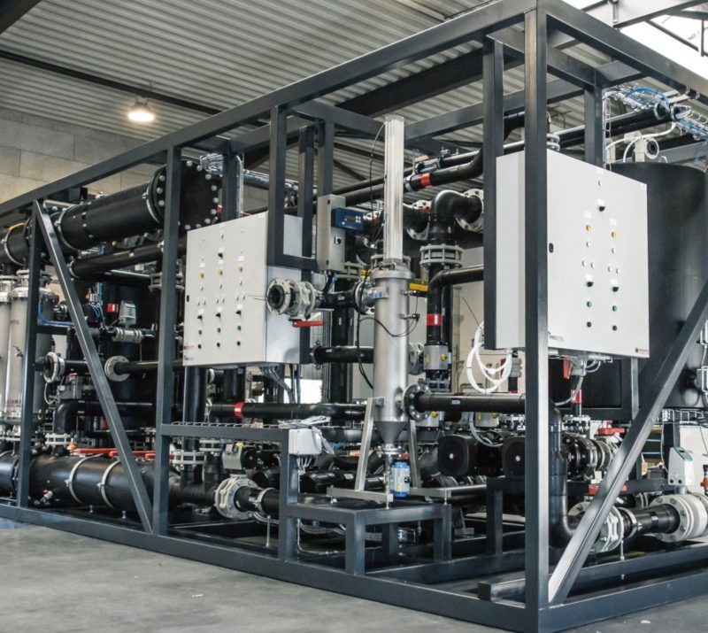 Nakasawa Resources Ultrafiltration (UF) technology used to treat water for reuse in Enhanced Oil Recovery (EOR).